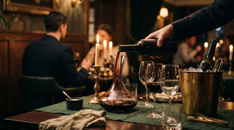 Ein Sommelier für einen Abend